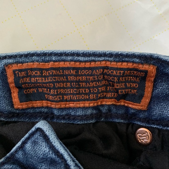 Rock Revival Ankle Skinny Maslyn size 26 Womens - Picture 8 of 12